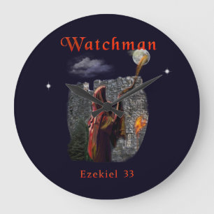 Bible verses large clock