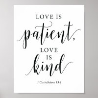 Bible Verses - love is patient love is kind