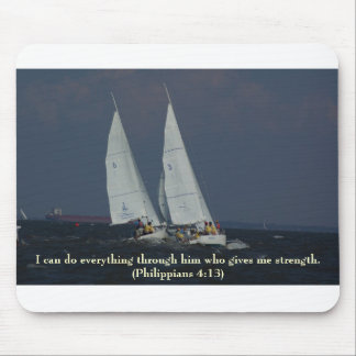 Bible Versus Series - Philippians 4:13 Mouse Mat