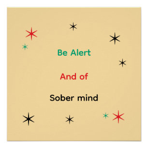 Bible warning 1 Peter 5:8 Poster