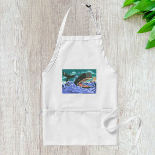 Bible Whale Standard Apron