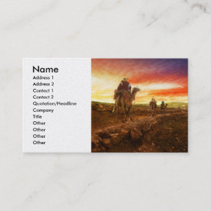 Bible - Wise men - The Magi arrive 1920 Business Card