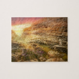 Bible - Yea, though I walk through the valley 1920 Jigsaw Puzzle