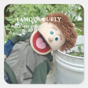 BIBLENKJV.COM™ 🛐 #STICKER SQUARE STICKER