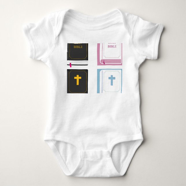bibles baby bodysuit (Front)