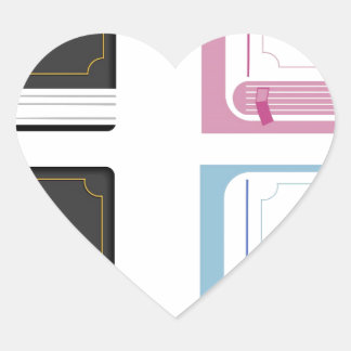 bibles heart sticker