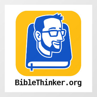 BibleThinker.org Logo Window Cling