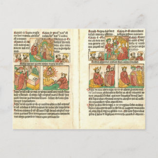 Biblia Paupernum Nativity Postcard