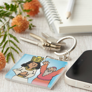 Biblical Figures Keychain