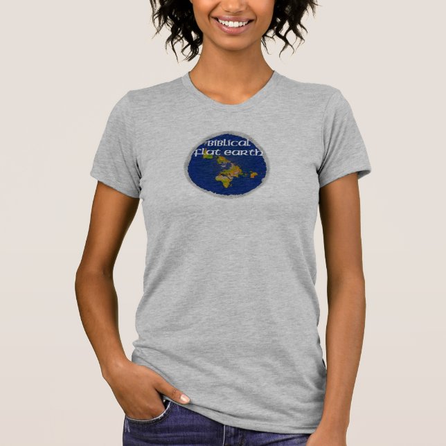 Biblical Flat Earth T-Shirt (Front)