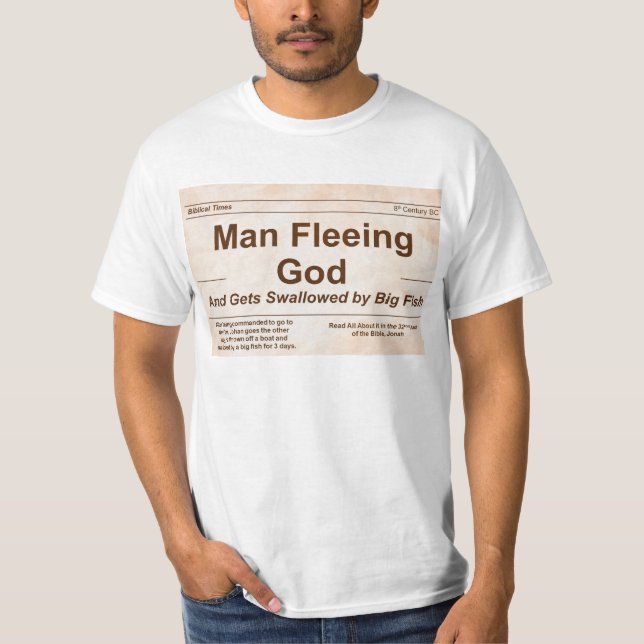 Biblical Headline: Jonah T-Shirt (Front)