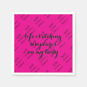 Biblical Life Napkin