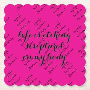 Biblical Life Paper Coaster