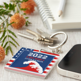 Biblical Midterms 2022 Red Wave Key Ring