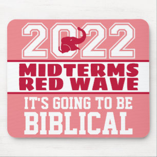 Biblical Midterms 2022 Red Wave Mouse Mat