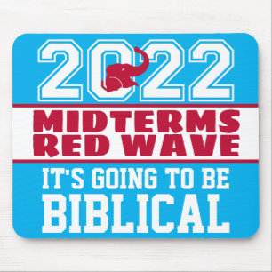 Biblical Midterms 2022 Red Wave Mouse Mat