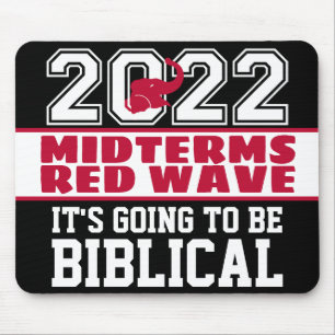 Biblical Midterms 2022 Red Wave Mouse Mat