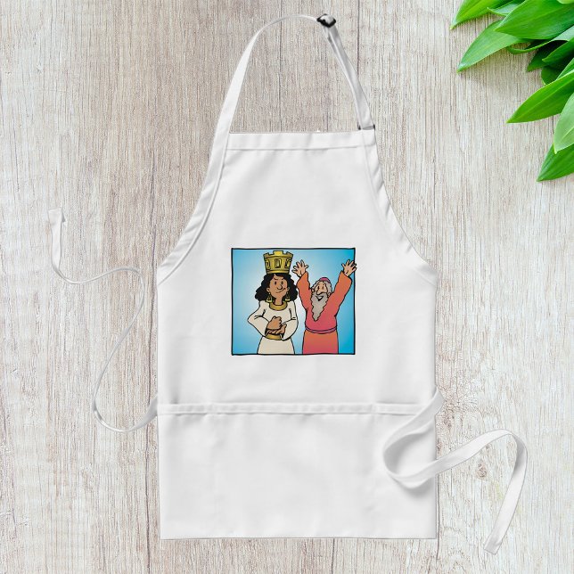 Biblical Queen and Prophet Faith-Based Characters Standard Apron (Creator Uploaded)