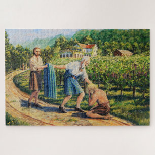Biblical, Scriptural, The Prodigal Son, vineyard Jigsaw Puzzle