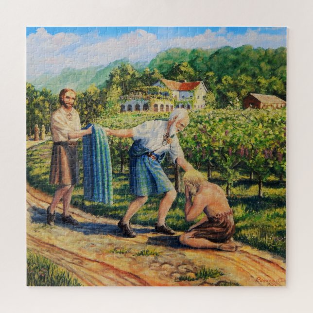 Biblical, Scriptural, The Prodigal Son, vineyard Jigsaw Puzzle (Horizontal)