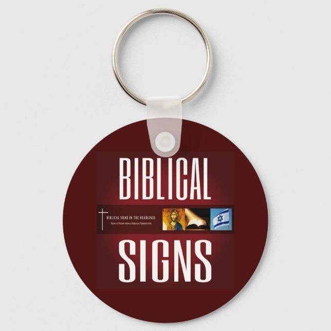 Biblical Signs 2018 Logo Keychain (Front)