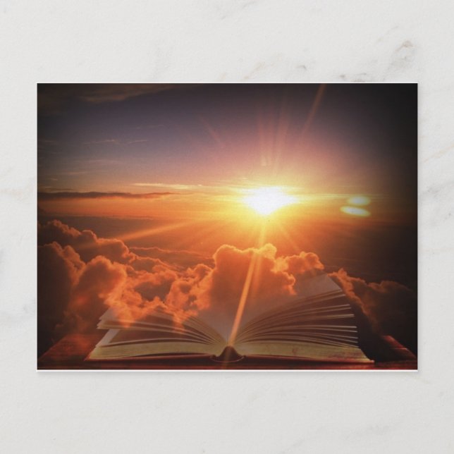 Biblical Sunset Postcard (Front)