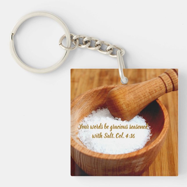Biblical Verse Col. 4:16 on Key Ring (Front)