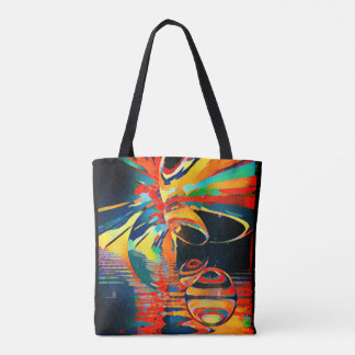 Biblical Vision of a Dying Peacock Tote Bag