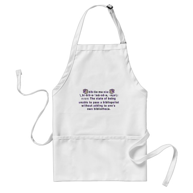 Bibliomania Apron (Front)