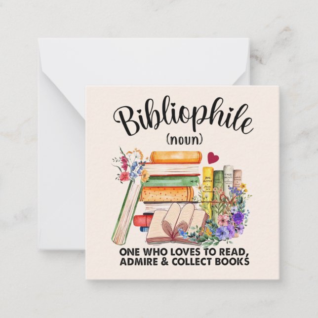 Bibliophile Bliss Card (Front)