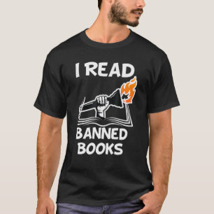 Bibliophile Book Nerd - I Read Banned Books Tote B T-Shirt