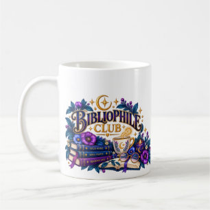 Bibliophile Club Book Lover Coffee Mug