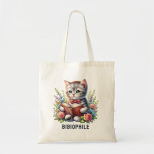 Bibliophile Cute Car Reading A Book Tote Bag