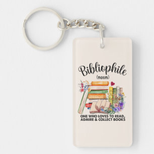 Bibliophile Definition Key Ring