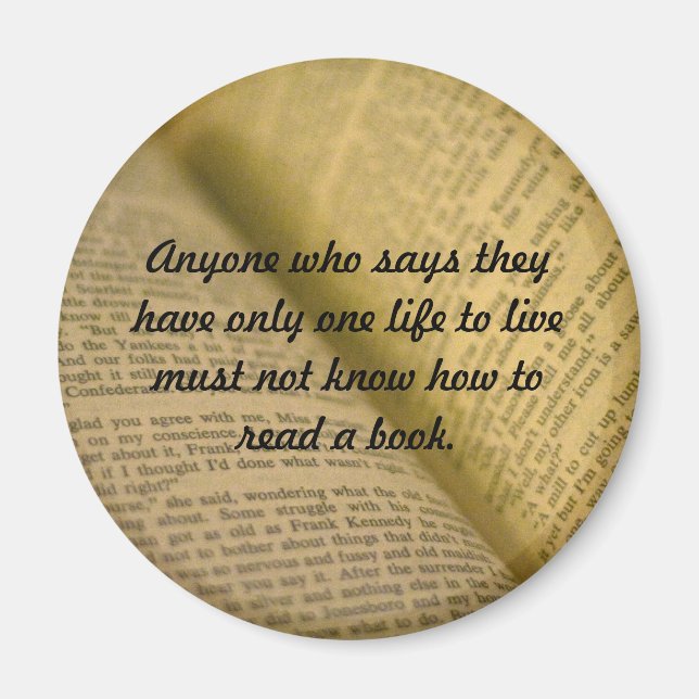 bibliophile magnet (Front)