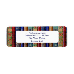 Bibliophile's Address Labels (Art Nouveau)