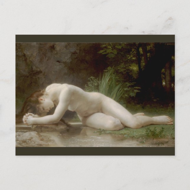 Biblis (Byblis) by William-Adolphe Bouguereau Postcard (Front)