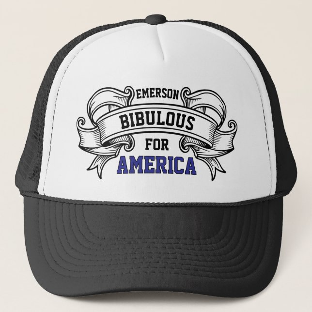 Bibulous for America™ Trucker Hat (Customise It!) (Front)