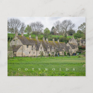 Bibury Arlington Row view postcard