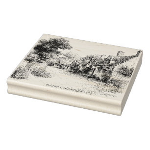 Bibury Cotswolds Stamp
