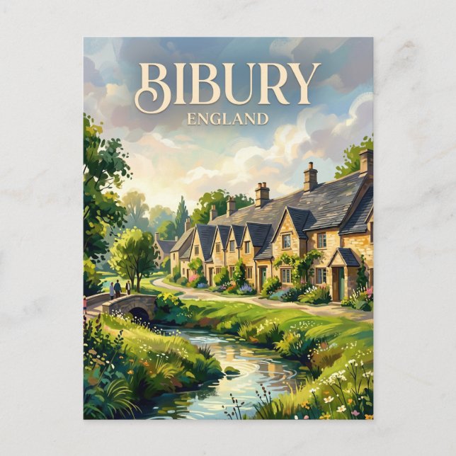 Bibury United Kingdom Postcard (Front)