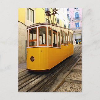 Bica Funicular, Lisbon, Portugal Postcard
