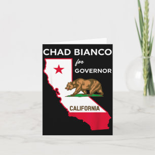 Bicanco 2026 Chad Bianco For Governor Of Californi Card