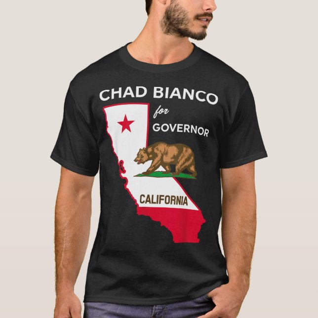 Bicanco 2026 Chad Bianco For Governor Of Californi T-Shirt (Front)