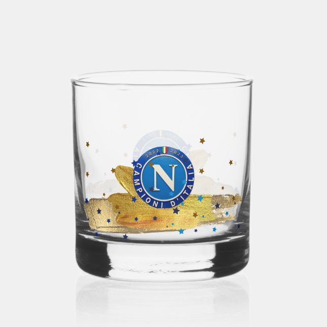 Bicchiere Scudetto Napoli Glass (Front)