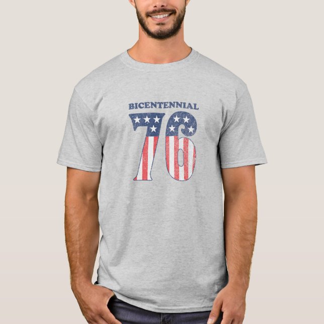 Bicentennial 76 (faded) T-Shirt (Front)