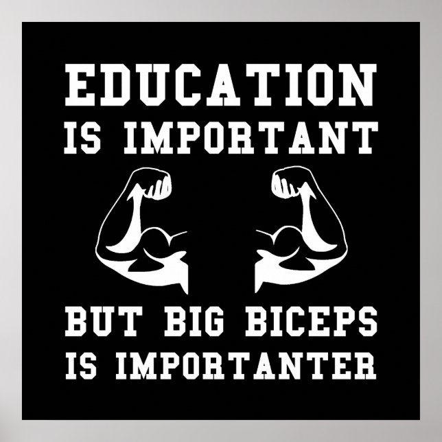 Biceps Important Poster (Front)