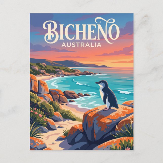 Bicheno Australia Postcard (Front)