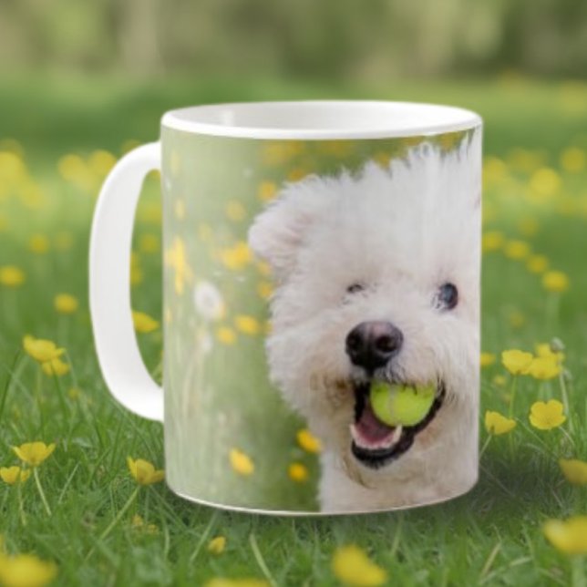 Bichon & Ball Dandelion Days Coffee Mug (Creator Uploaded)