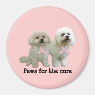 Bichon  Breast Cancer Magnet